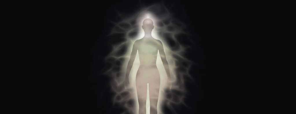 A person showing negative dark aura