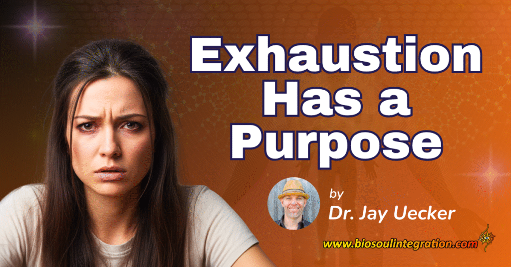 A woman expressing tiredness and spritual meaning of fatigue