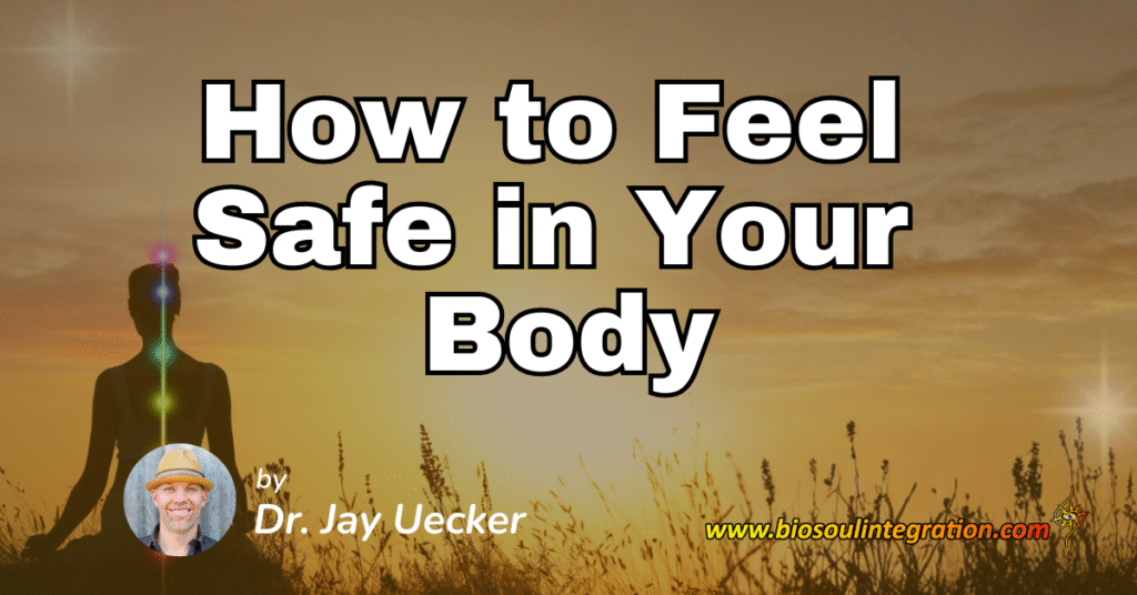 How to feel safe in your body infographic